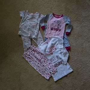 Baby Girl Pajamas Bundle size 12M